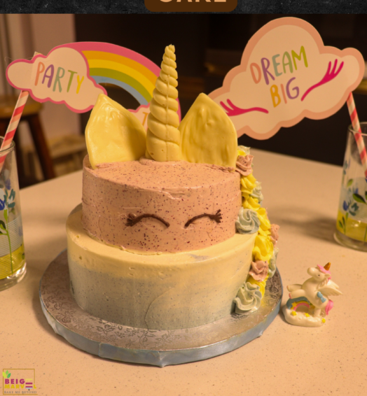 Unicorn theme Cake