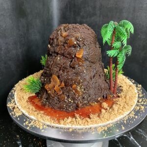 volcano cake