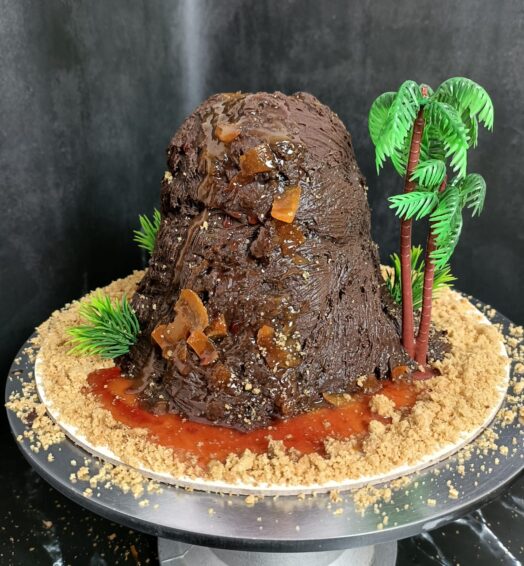 volcano cake