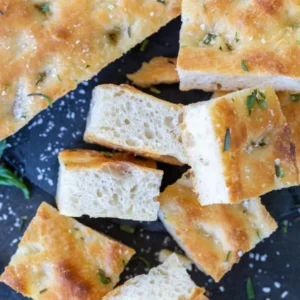 Sourdough Foccacia squares